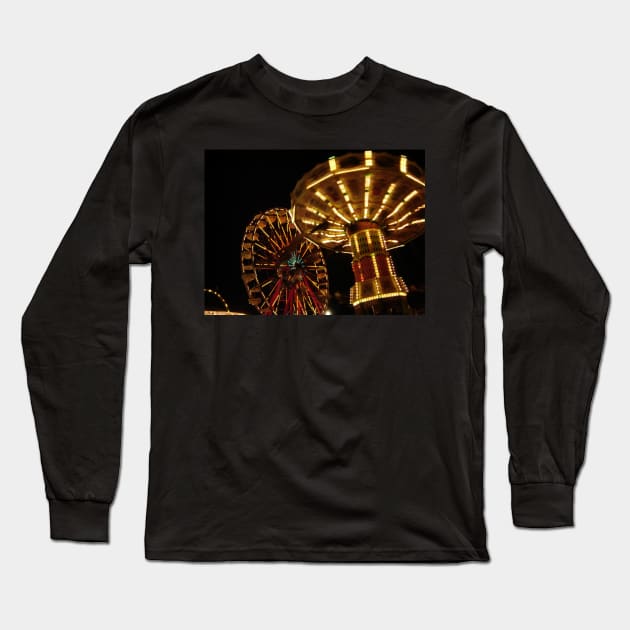 Spinning Long Sleeve T-Shirt by Ckauzmann